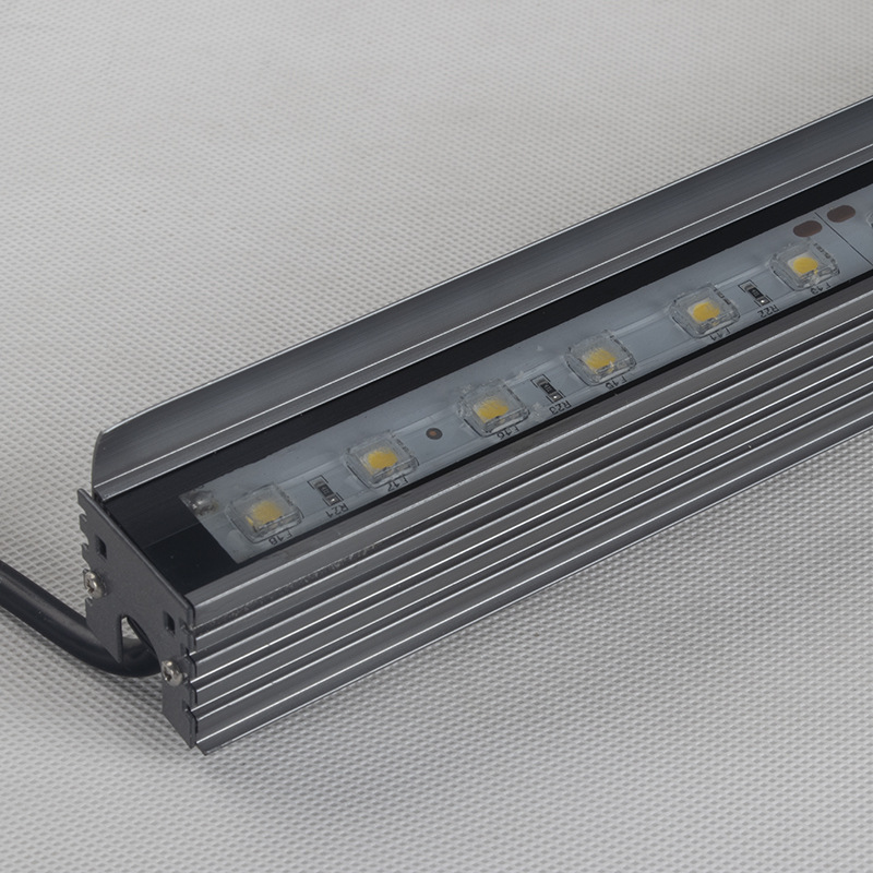 侨景户外防水低压24V外墙轮廓灯 洗墙灯 带挡板48株12W3030线条灯