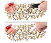 Accessory for manicure with accessories, round materials set, wholesale, handmade, 2-6mm