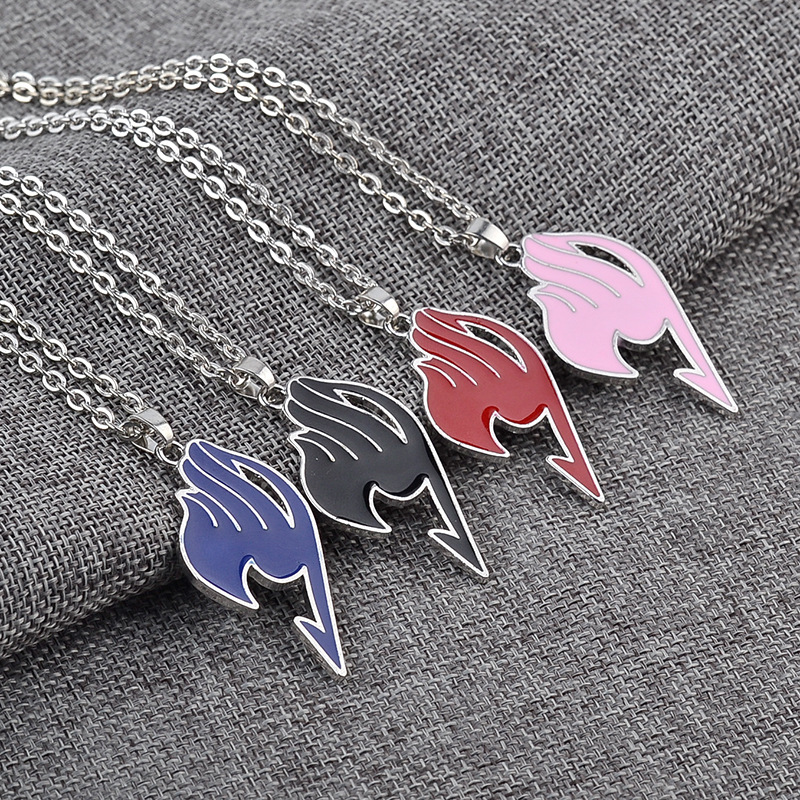 Commerce Extérieur Populaire Style Collier Anime Films Et Télévision Produits Fairy Tail Guilde Logo Fairytail Pendentif Collier display picture 7