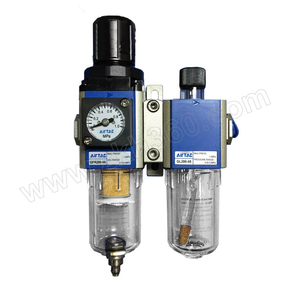 GFC系列金属杯二联件AIRTAC/亚德客GFC200C-06-L-F3-G