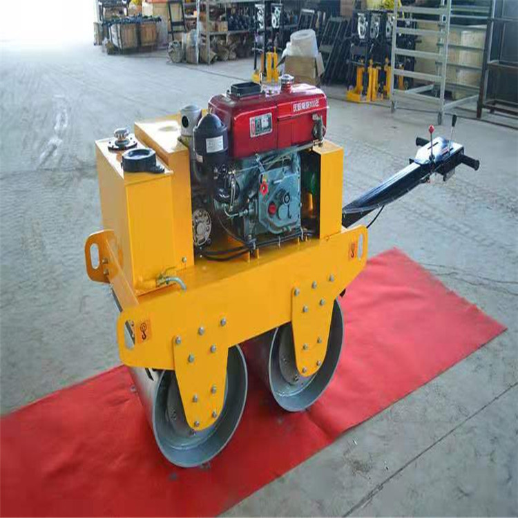 手推式双缸轮压路机 一吨手扶压路机 压路机手扶式