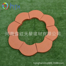 花坛制作模具批发 DIY拼接彩色艺术水泥砖模板 景观造型装饰专用