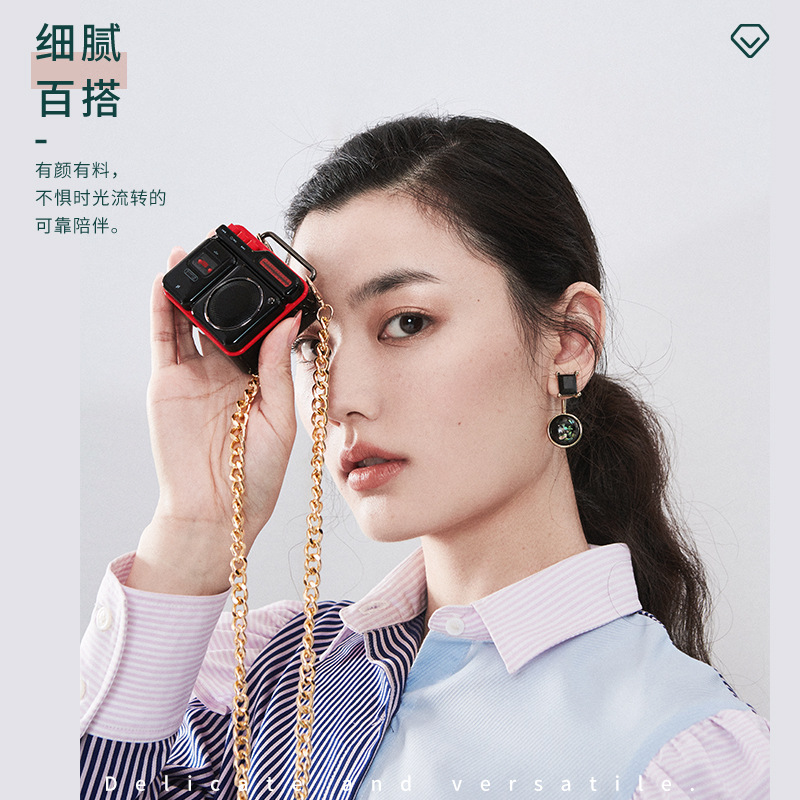 PURIDEA MOCA 예술적 레트로 라디오 미니 휴대용 워크맨 무선 블루투스 스피커