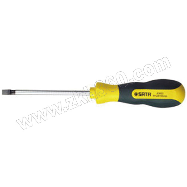 G系列双色柄一字形螺丝批SATA/世达SATA-637013×80mm