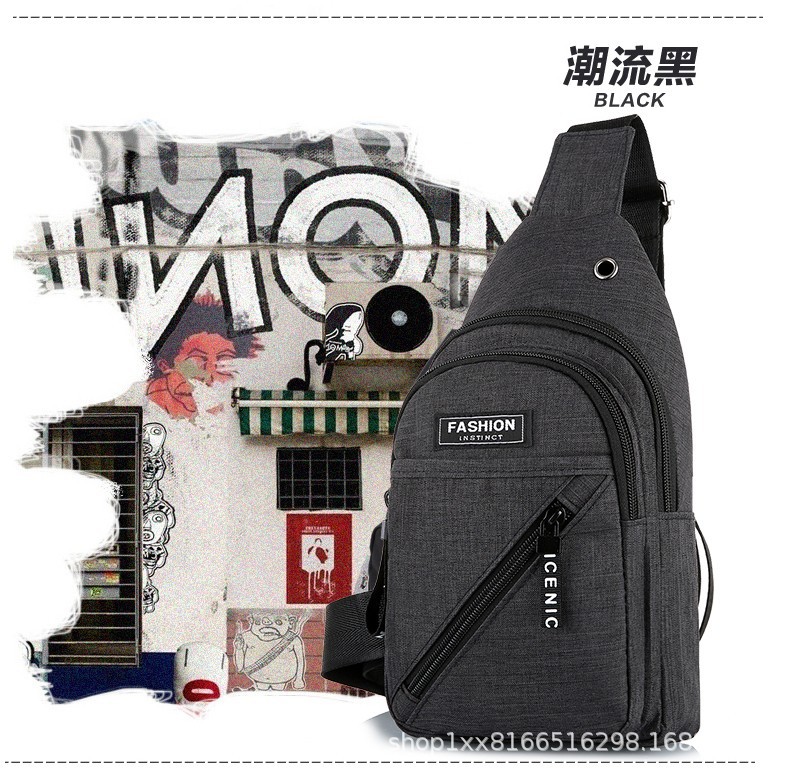 Cross-border new product chest bag wear-...