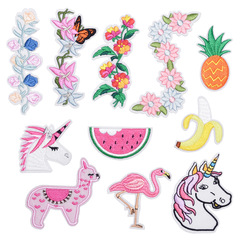 電腦刺繡卡通布貼 服裝輔料diy創意繡花補丁貼 帶背膠貼布繡