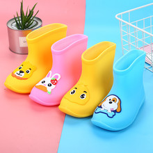 新款塑膠果凍兒童雨鞋韓版卡通休閑學生雨靴防滑防水男女童水鞋