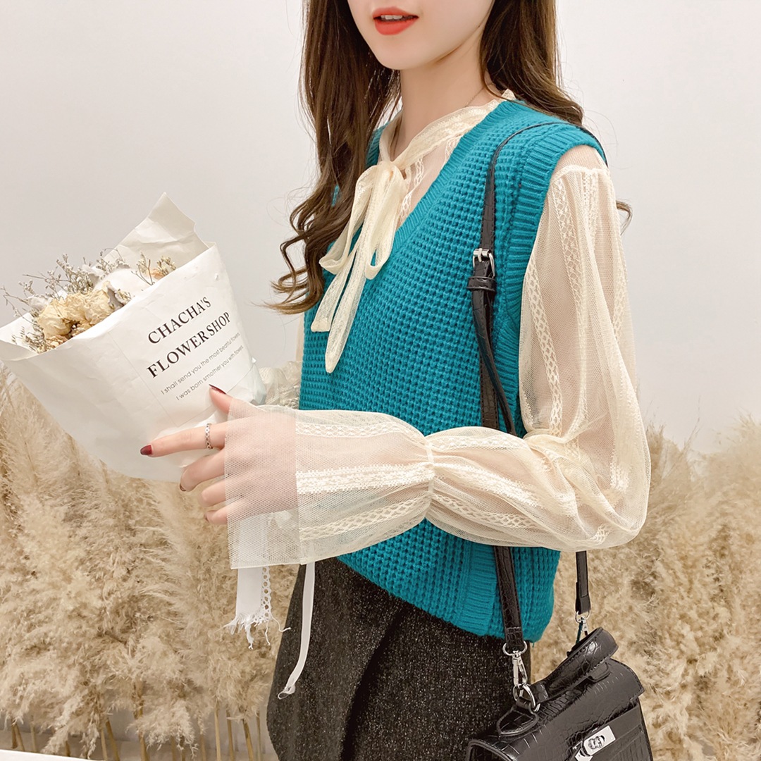 Gilet femme en Mouton cachemire - Ref 3316542 Image 22