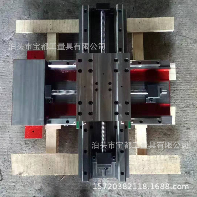 厂家直销 铸铁机械滑台 滚珠丝杠滑台 线轨滑台 十字滑台直线滑台