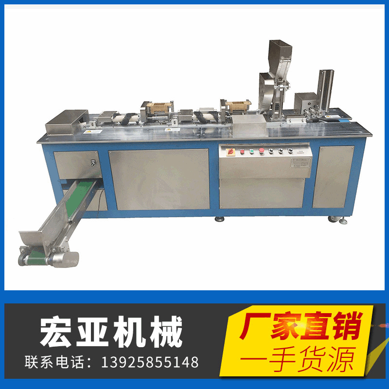 六角油画棒贴标机  全自动蜡笔贴标机  定制自动贴标机平面贴标机