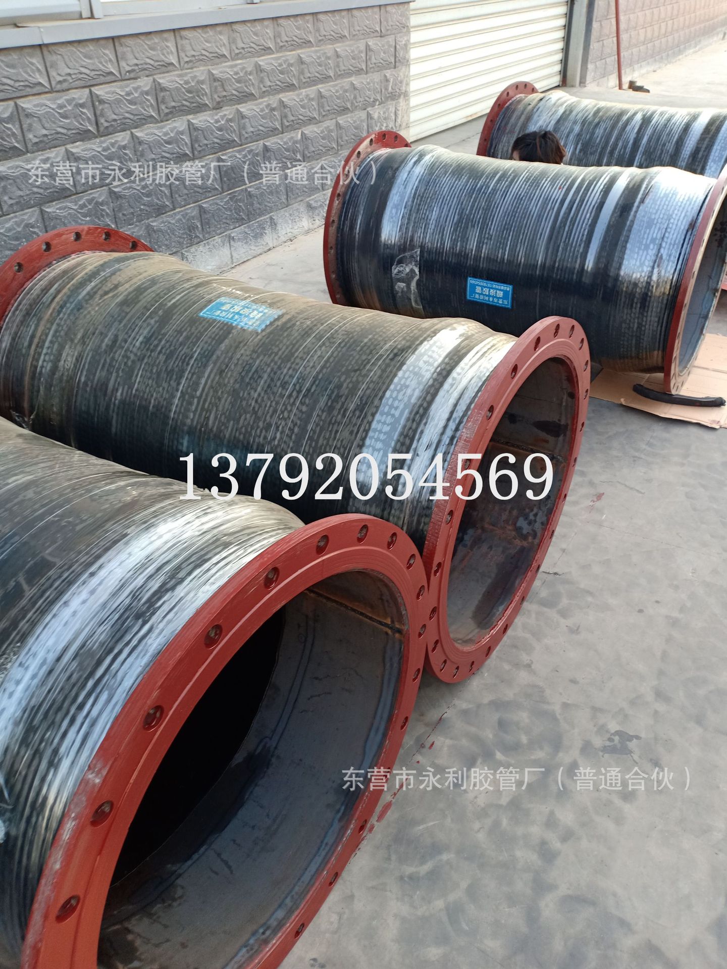 吸排泥法兰疏浚胶管 挖泥船用200-1500mm高压 耐磨橡胶钢丝管
