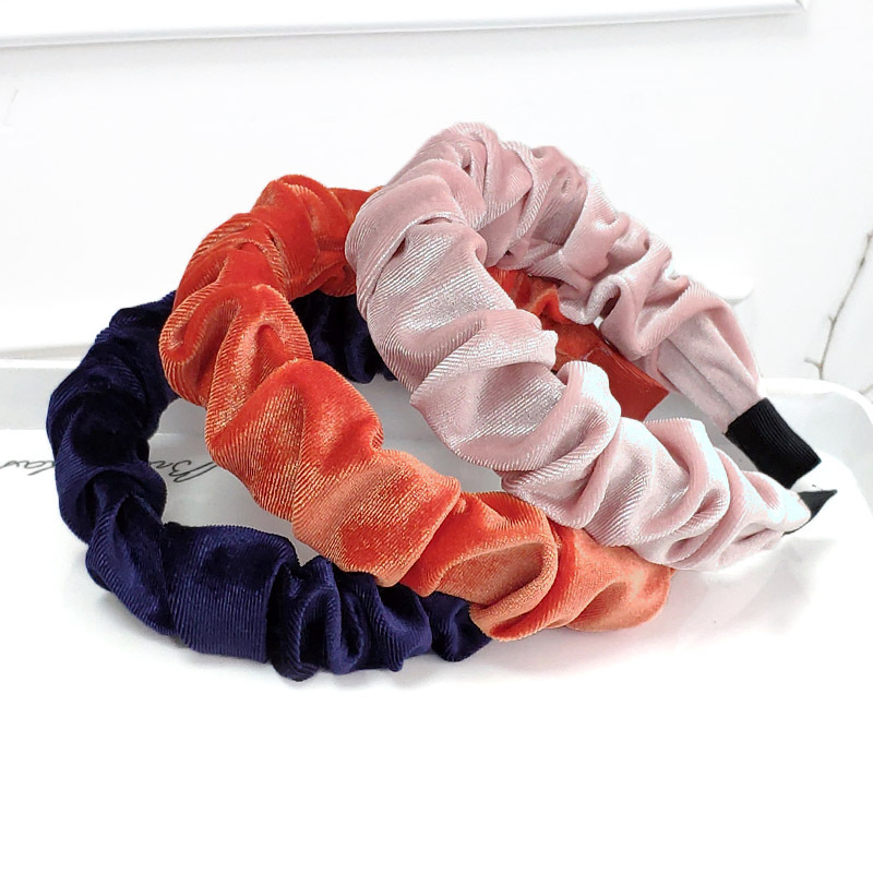 Fashion Retro Velvet Headband display picture 13