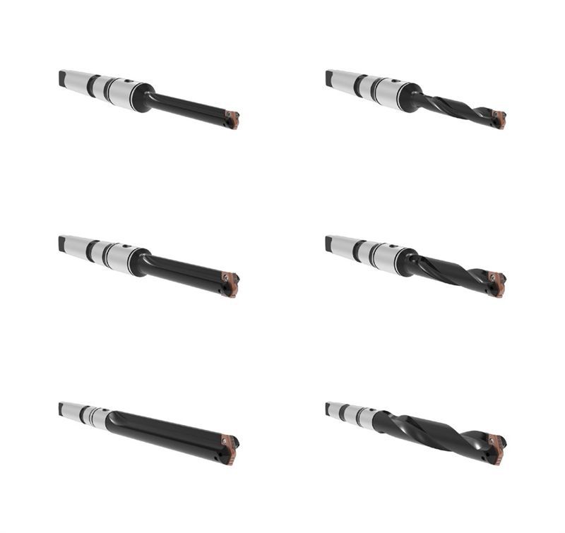 可换刀片机夹式铲钻刀杆莫氏锥柄铲钻刀杆内出水喷水钻深孔钻头