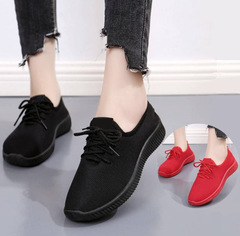 Spring and Autumn New Korean Style Versatile Fashion Fleece Cotton Shoes Non-Slip Sports Shoes Women's Casual Soft Sole Running Shoes Single Shoes