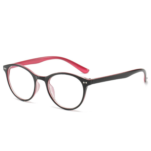 Vintage-style screw-in round eyeglass frames for both men and women, compatible with ready-made prescription glasses with degrees ranging from 50 to 600.