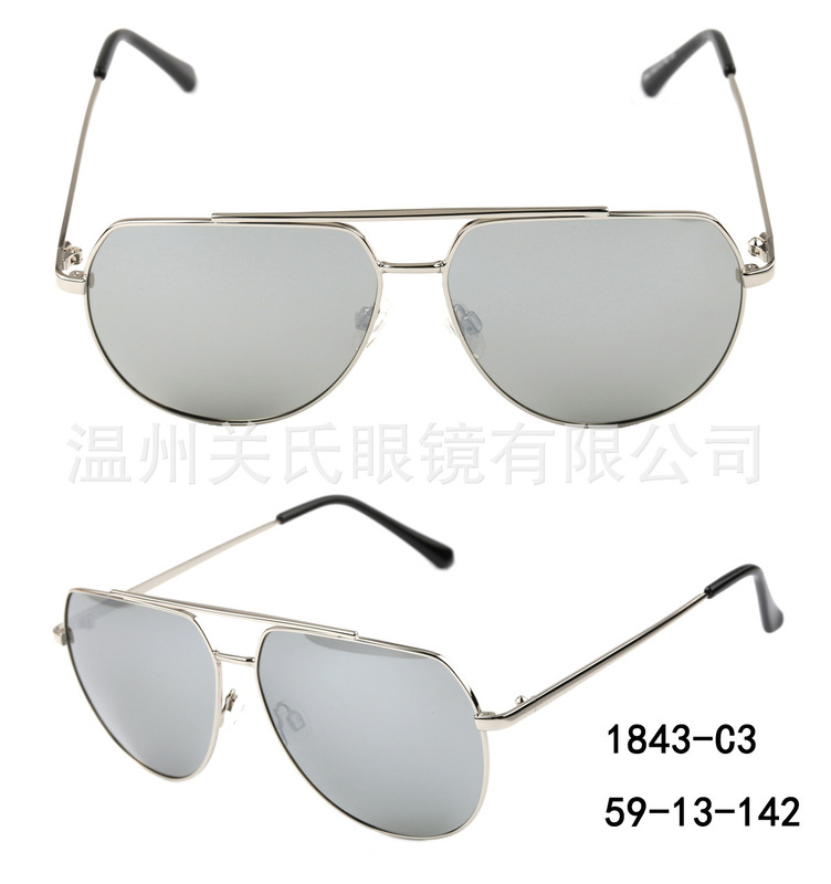 Factory Direct retro polarized sunglasses European and American classic sunglasses cross-border wild sunglasses wholesale 1843