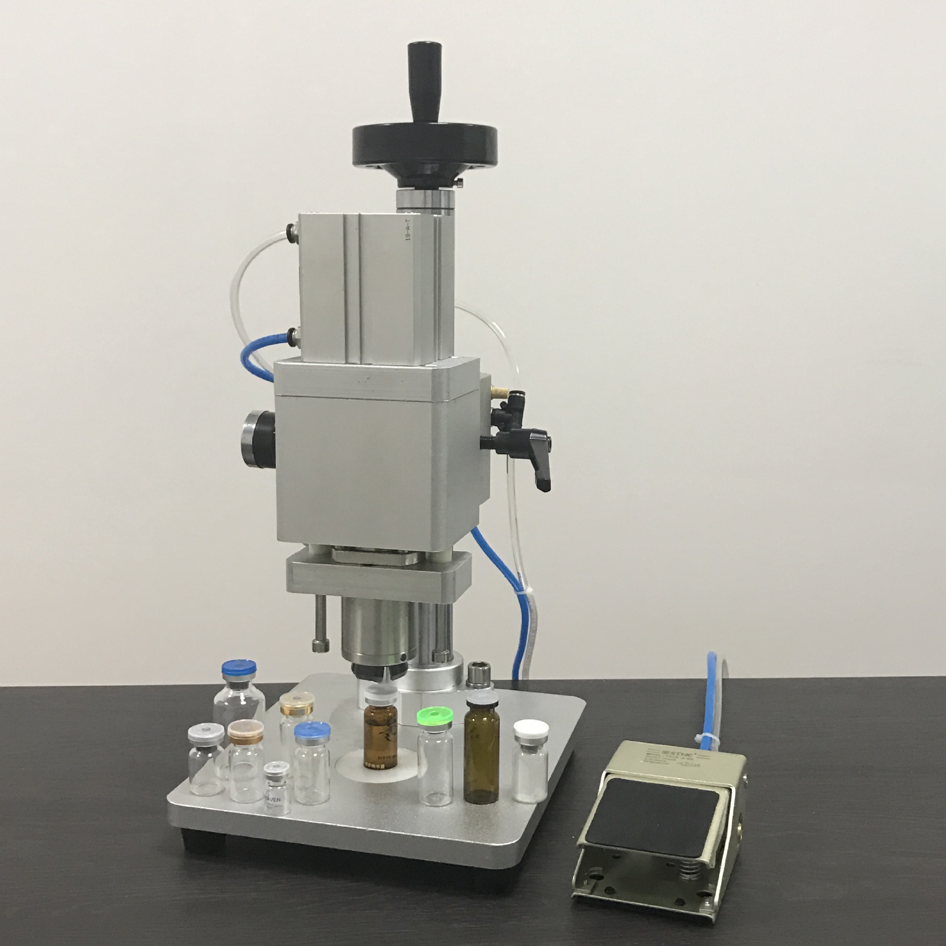安瓶玻璃封口机 铝盖安瓶封口机 西林瓶半自动扎盖机 西林瓶封口