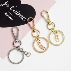 開口鐵圈材料鑰匙圈手工汽車配件扣鑰匙DIY扣龍蝦鑰匙金屬圈