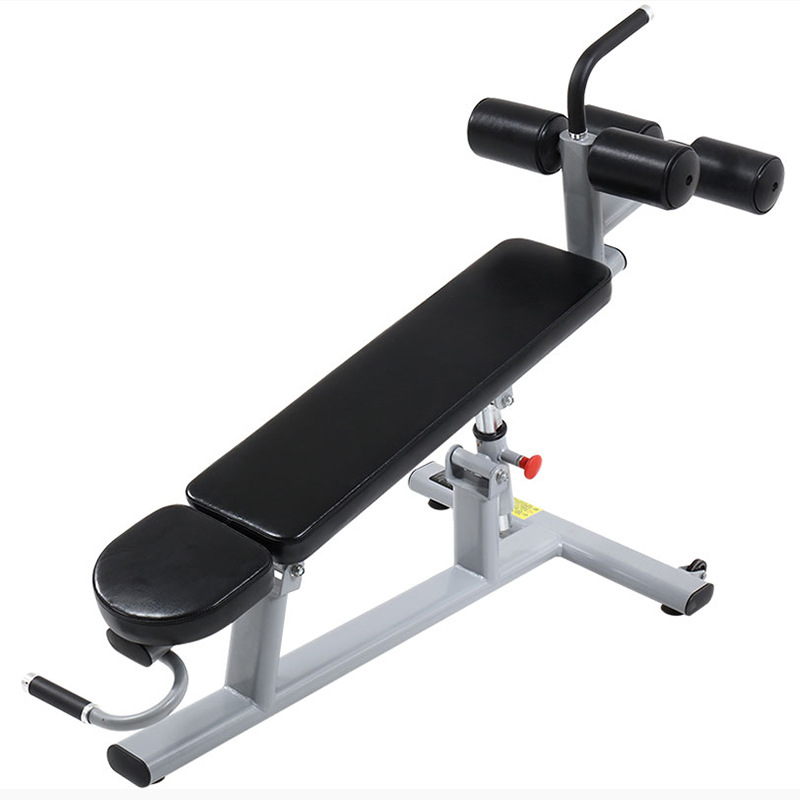 Baja oblicua abdominal muscle Board abdominales sit-up ayuda Silla de fitness comercial equipo de entrenamiento de fuerza ajustable gimnasio