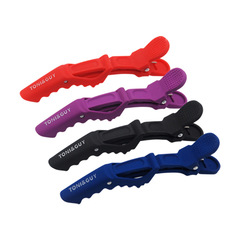 Hair styling sandpaper crocodile clips for wholesale from manufacturers, hairstylist hair layering clips, beauty and hairdressing tools and equipment