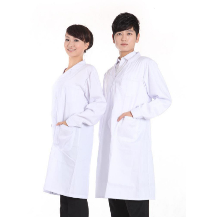 长袖白大褂