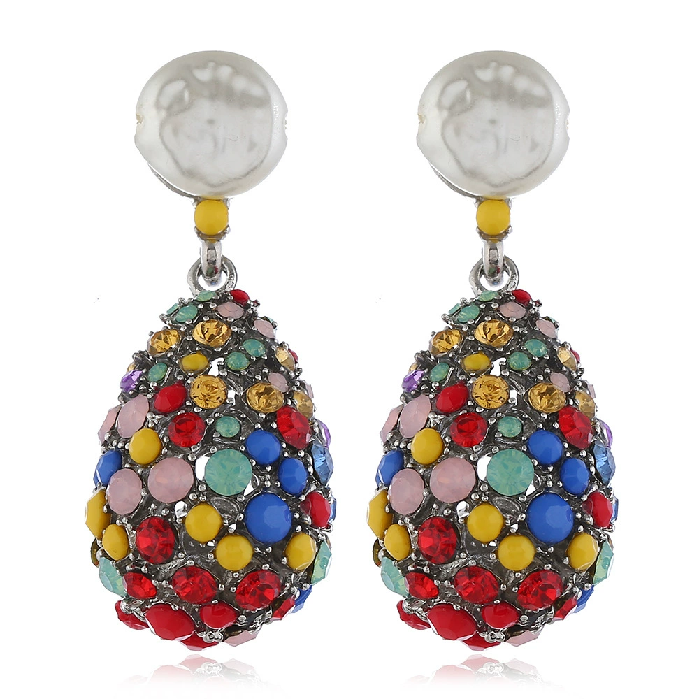 Three dimensional metal creative earrings, European style, for import