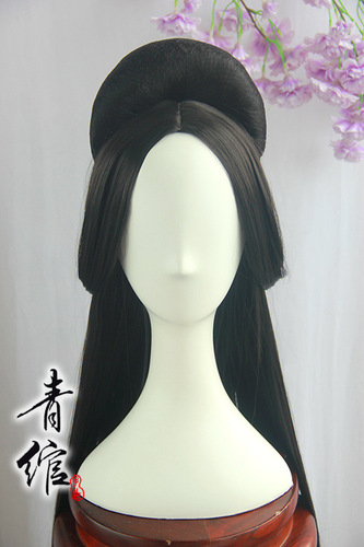 Women han tang ming girls princess empress film cosplay wig headdress Hanfu ancient cos wig headdress