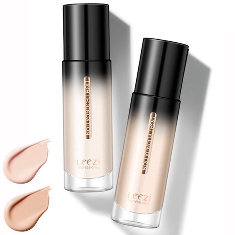莉兹 粉底乳保湿防水控油遮瑕白皙提亮肤色粉底液妆前乳裸妆美妆|ru