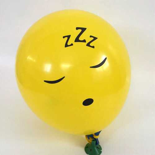 Expression balloon 12-inch round latex balloon with smiley face 2.8g thickened children's cartoon QQ expression bag balloon