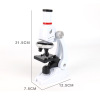 Microscope, set, children's teaching aids for experiments for elementary school students, 1200 times increase, science and technology