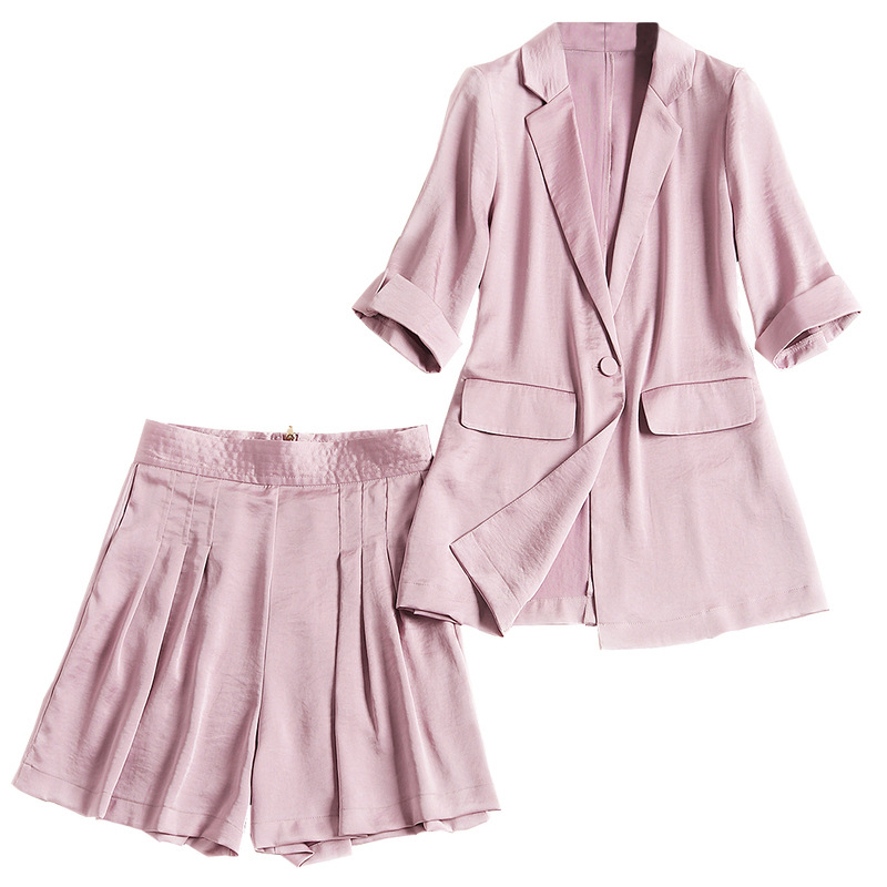 Costume femme SPLIT en Satin - Ref 3335047 Image 5