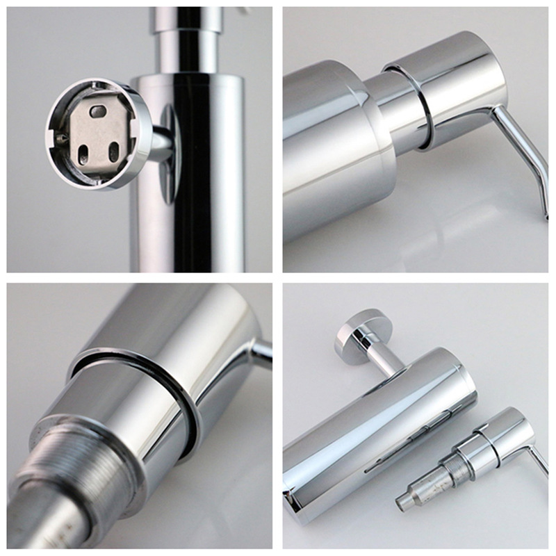 龙安T014厂家铜挂墙式给皂器 酒店卫生间液瓶