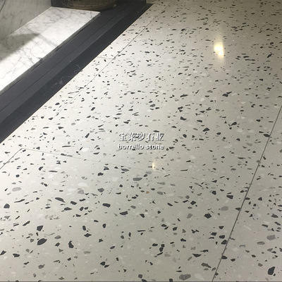 customized Epoxy terrazzo Terrazzo floor tile Terrace 800*800 Finished terrazzo
