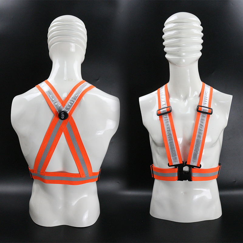 交叉背心(橙色松紧带)