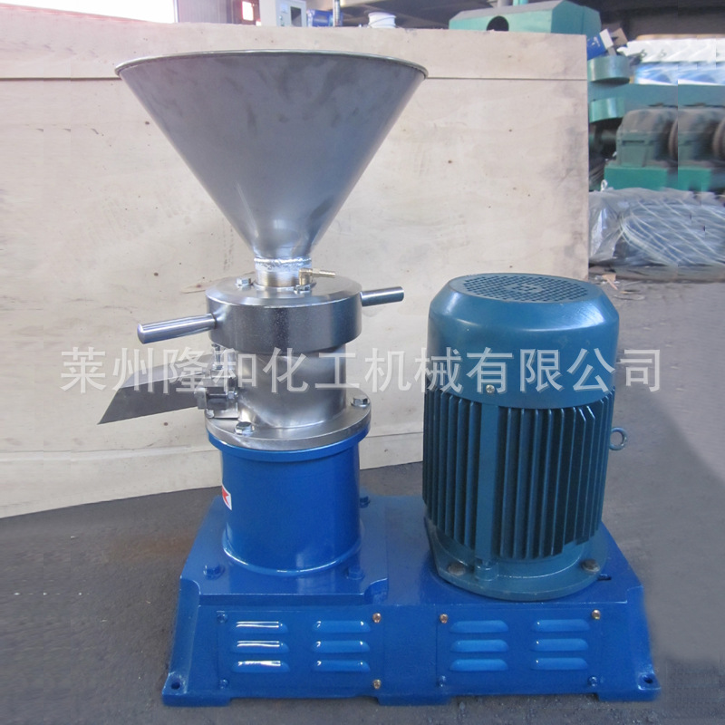 现货花生酱水果酱胶体磨 厂家85型130型食品级不锈钢胶体磨研磨机