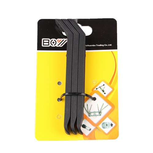 BOY brand bicycle tools, repair tools, mountain bike tire levers, nylon tire levers (set of 3)