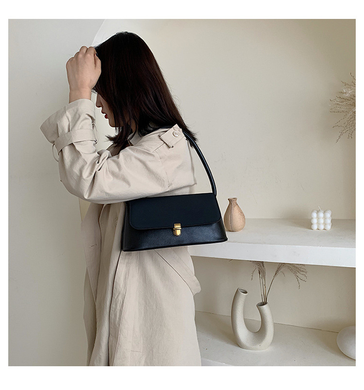 Großhandel grenzüberschreitende 2024 neue Nischendesign-Tasche Retro-Achseltasche Ins Damen-Umhängetasche Handtasche Damentasche_voghion.com