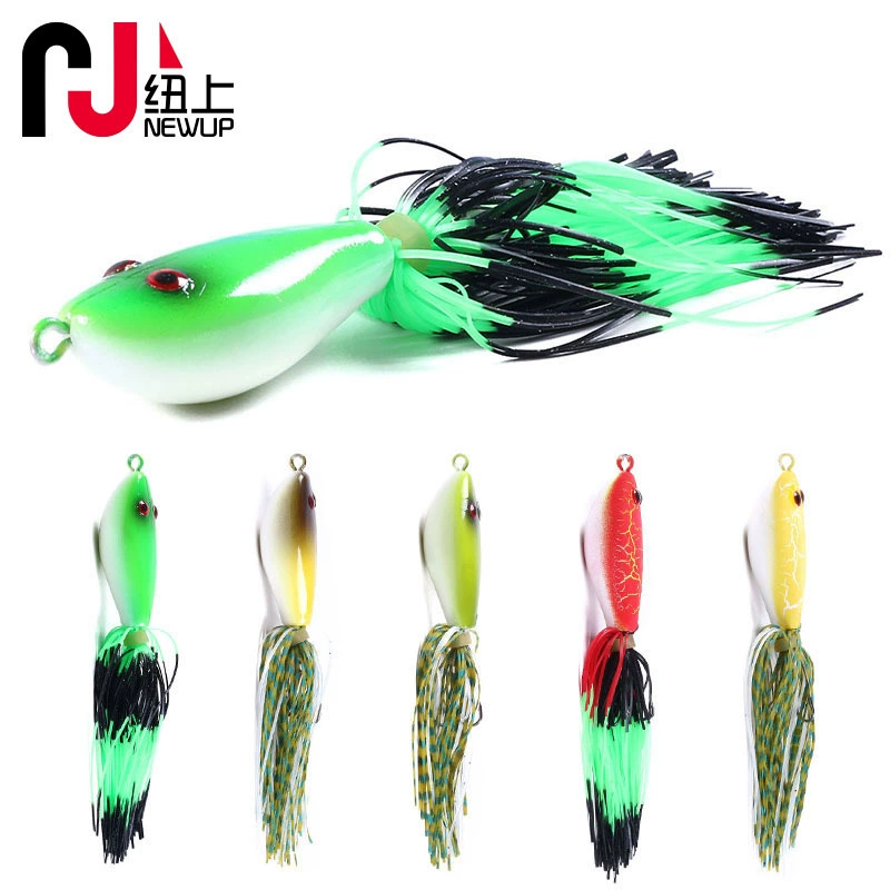 Новый модифицированный приманка Thunder frog жесткая приманка для рыбалки 11 см-8,2 г, пластиковая имитация лягушки, черная рыба, оптом