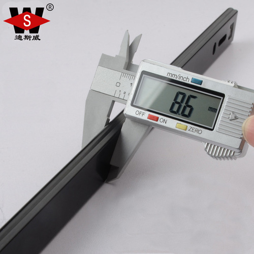 Disway factory wholesale 27mm wide two-section drawer slides silent steel ball buffer double fold drawer guide track