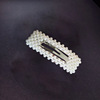 Brand hairgrip from pearl, hairpins, fashionable hair accessory handmade, internet celebrity, simple and elegant design