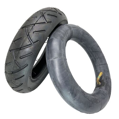 Electric Skateboard 10x2.50 Inner and Outer Tires 10-inch Thick Inner and Outer Solid Tires Butyl Rubber Inner and Outer Tires