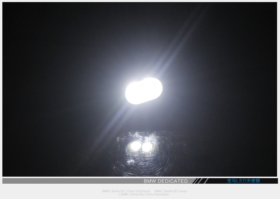 Suitable for Bmw Angel Eye Fog Lamp E90 6W Led Special Fog Lamp Cross-Border Hot Selling Led Fog Lamp Daytime Running Light