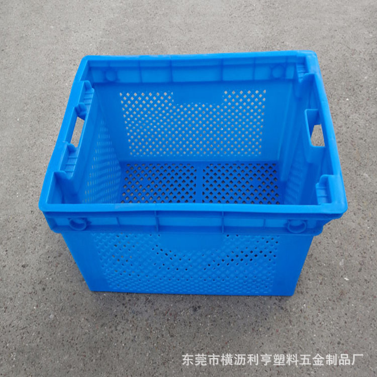 蔬菜水果运输周转箩旋转错位套叠箩加厚周错位反转式可套叠可堆叠