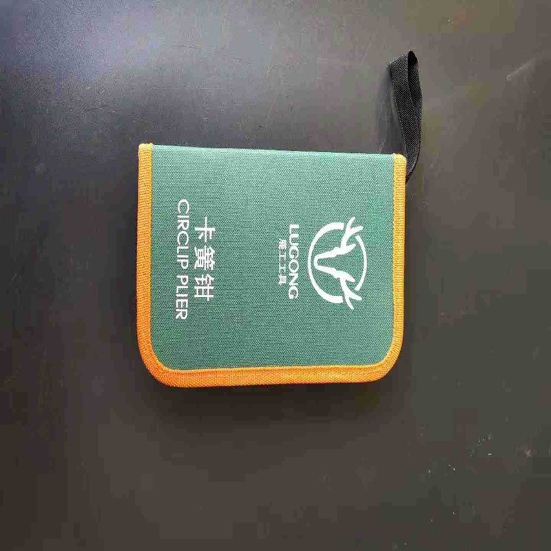 鹿工7寸套装四合一双色占塑柄卡簧钳挡圈钳内直外直内弯外弯