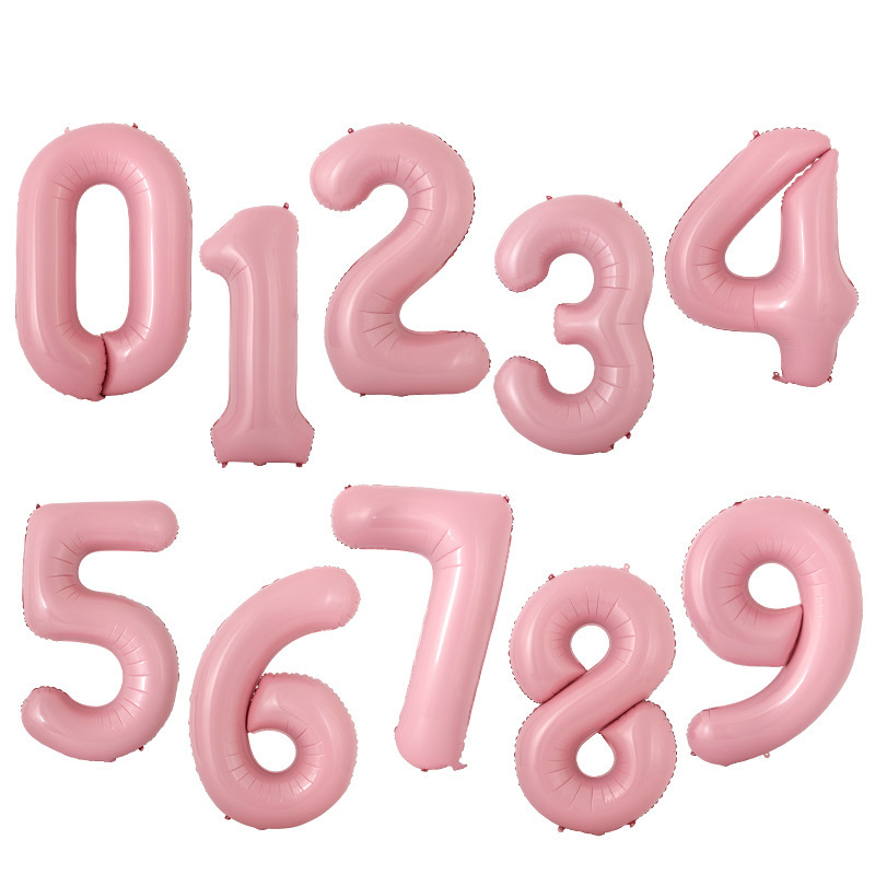pink number