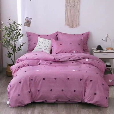 简约ins风格四件套床上用品亲肤被套床单三件套1.2米1.8米2米床|ru