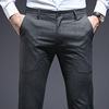 2019夏季新款男士休闲裤 细条纹弹力男长裤 韩版修身青年男裤子|ms