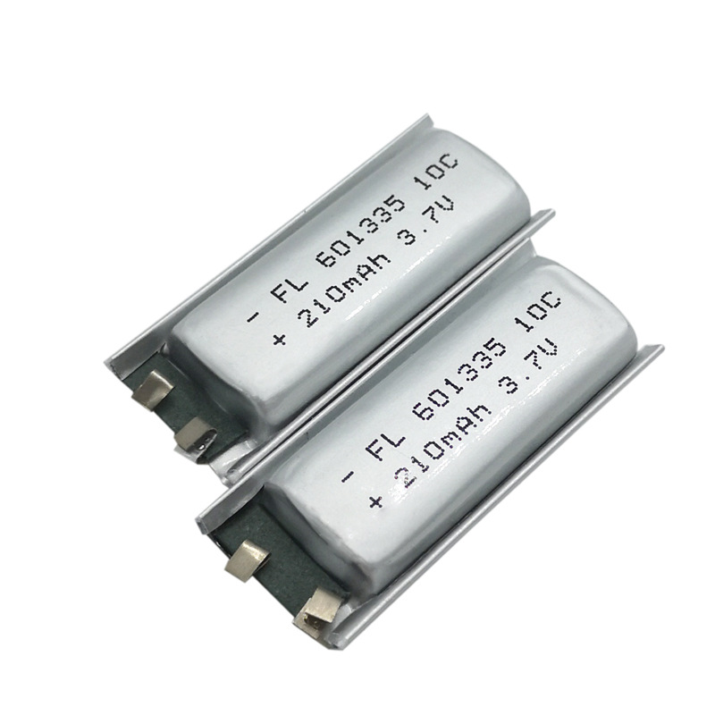 601335软包锂电池 高放电倍率电池10C 210mAh 4.15V 601335锂电池