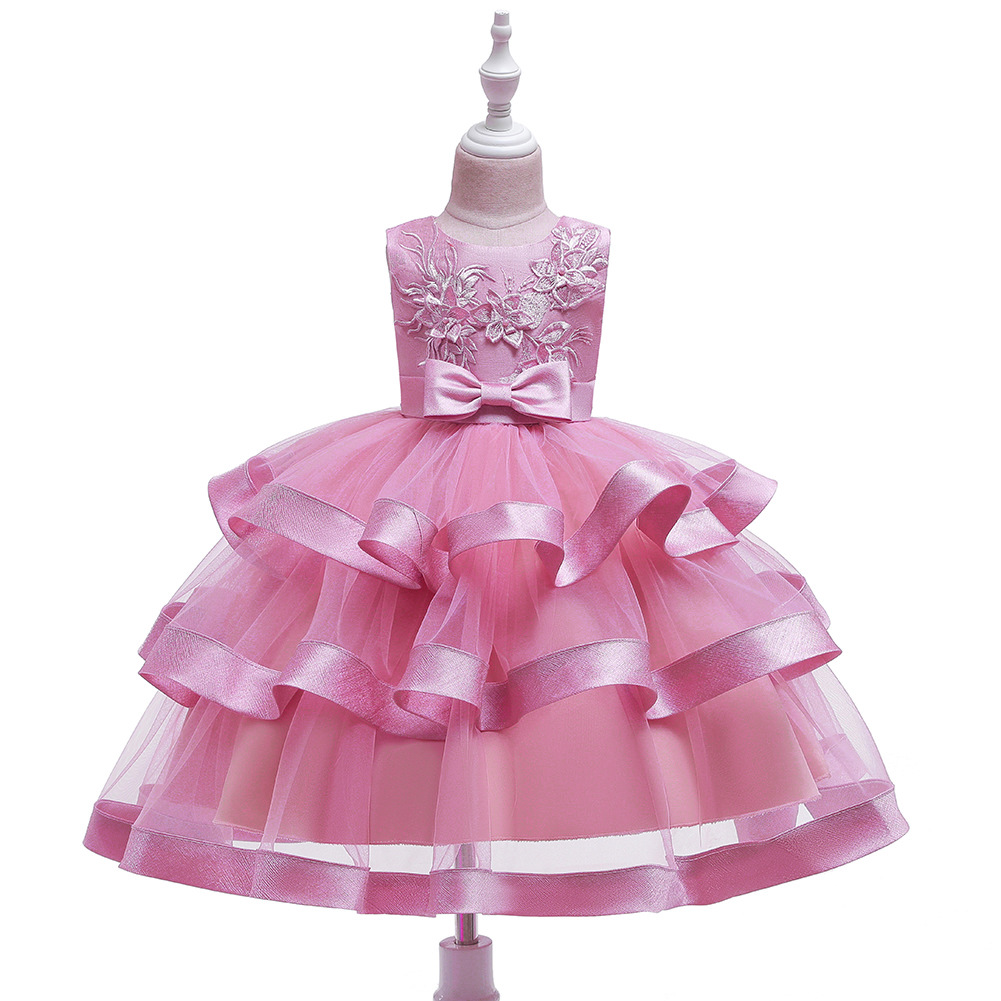 Croix-frontière Chaude Européen Et Américain Robe De Pettiskirt Enfants Filles Princesse Robe Automne Enfants Robe display picture 1