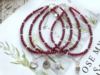 Ankle bracelet pomegranate, accessory, jewelry, silver 925 sample, custom made, 925 sample silver